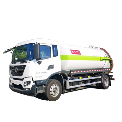 Sewage Disposal Dongfeng Chassis 11 M3 Jetting Truck Septic Tank Vacuum Sewage Suction Trucks Factory Sales XSZ5180GXWE6