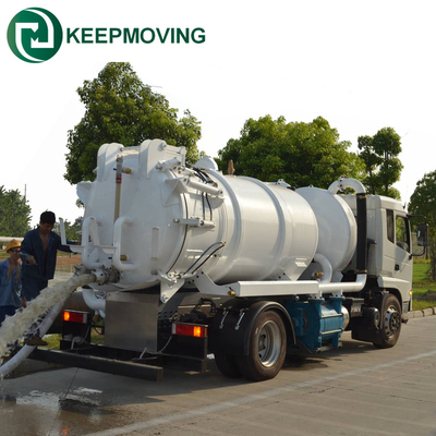 Dongfeng new to 10CBM vacuum sewage suction truck septic tank vacuum sewage suction truck 4CBM