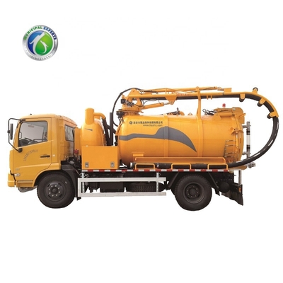 High Pressure Industrial Suction Boom Tanker Combined Suction (Romote Control) and Jet Sewage Truck Vacuum Cleaner Truck