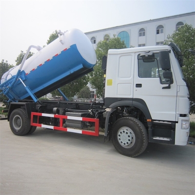 Carbon Steel. Stainless Steel SINOTRUK HOWO 4x2 4x4 RHD Sewage Vacuum Suction Truck Fecal Toilet Sucker Vehicle