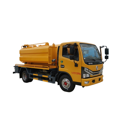Small Diesel Type Reasonable Price 4x2 Euro 5 Left Steering Portable Tank 5cbm Volume Vacuum Tanker Sewage Suction Trucks CY4SK251