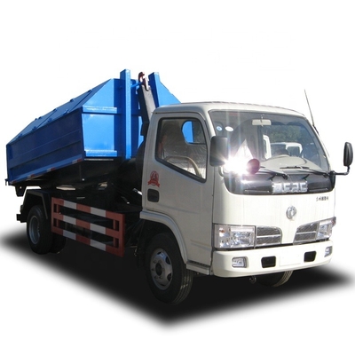 Detachable Euro4 Container Garbage Truck For Sale In Dubai , 6000L Garbage Truck With Building Living Trash And Garbage 7300x2470x3150